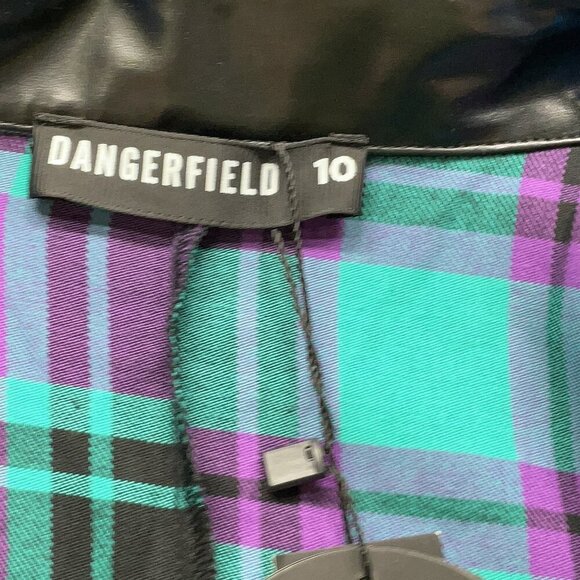 Dangerfield Plaid Two-Tone Dress - Picture 3 of 4